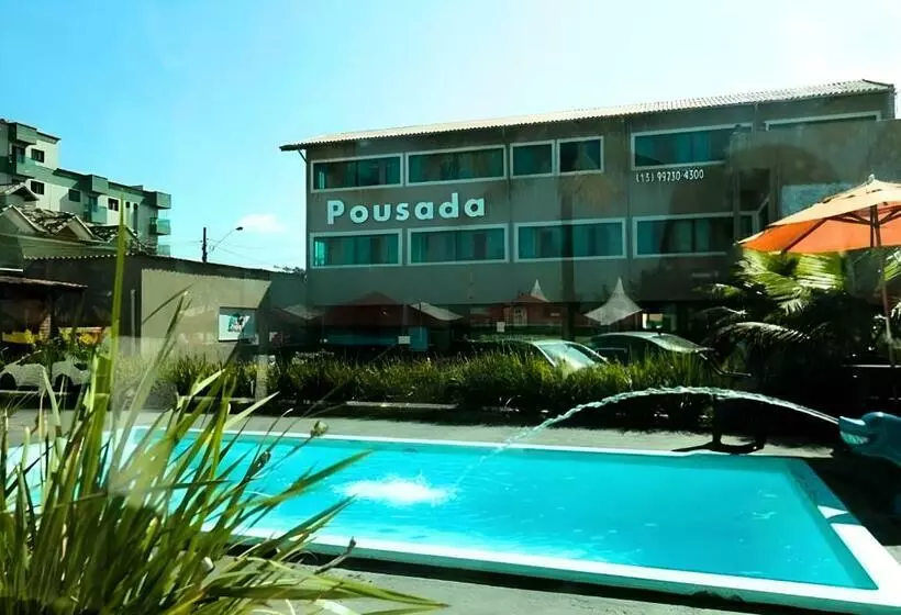 ユースホステル Pousada Praia Mongaguá Em Frente Ao Mar Com Piscina E Churrasqueira