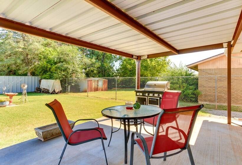 Cozy Oklahoma Retreat W/ Covered Patio & Gas Grill