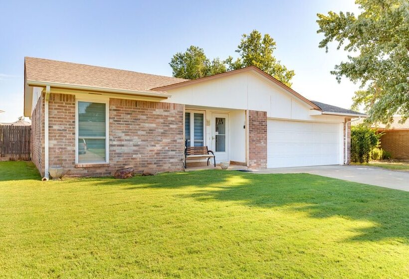 Cozy Oklahoma Retreat W/ Covered Patio & Gas Grill