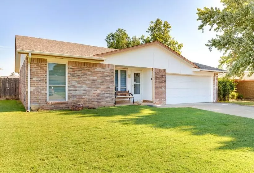 Cozy Oklahoma Retreat W/ Covered Patio & Gas Grill
