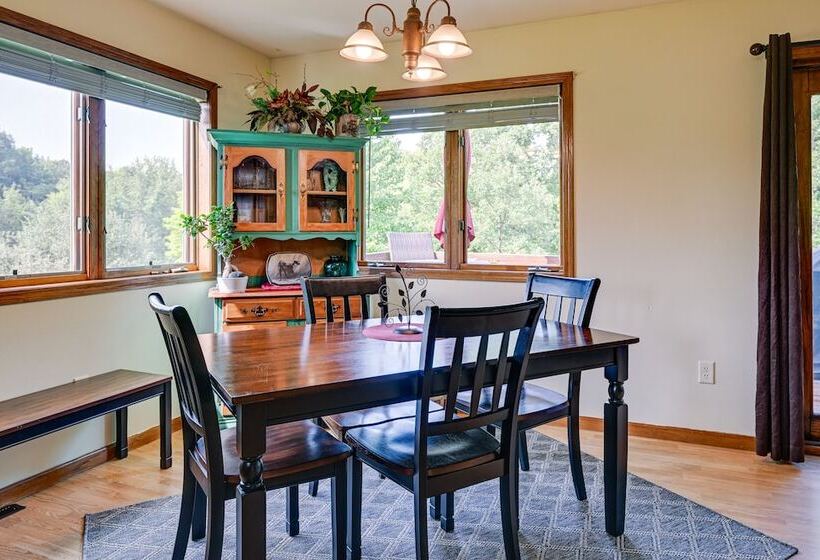 Cozy Wisconsin Retreat W/ Deck, Grill & Fire Pit!