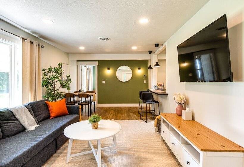 Pet Friendly Indiana Home W/ Porch, Near Downtown!