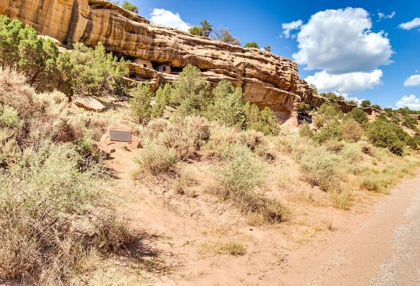 Secluded Ramah Cottage: Patios & Outdoor Fireplace