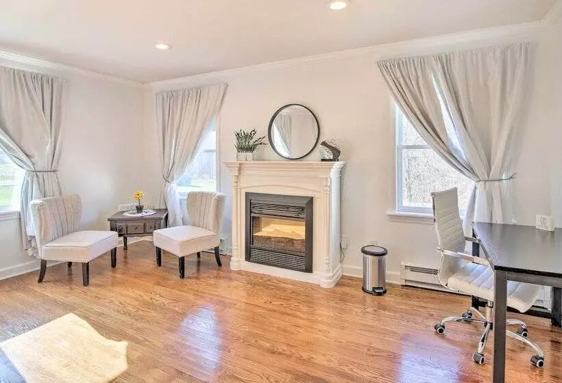Elegant Connecticut Home: Fireplaces, Pet Friendly