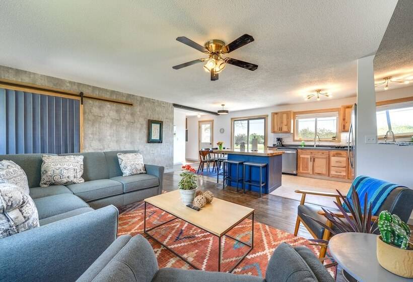 Family Friendly Lander Home Rental: Yard, Patio!