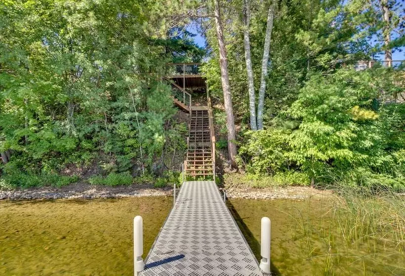 Lakefront Minnesota Escape W/ Fire Pit & Boat Dock