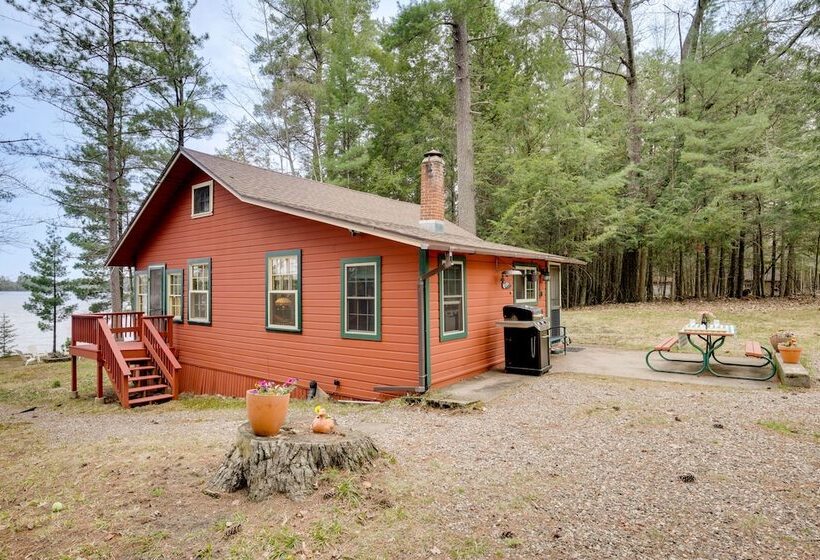 Lakefront Rhinelander Cabin W/ Boat Dock!