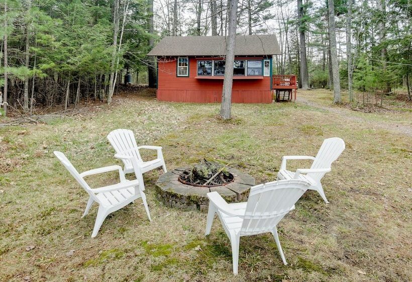 Lakefront Rhinelander Cabin W/ Boat Dock!