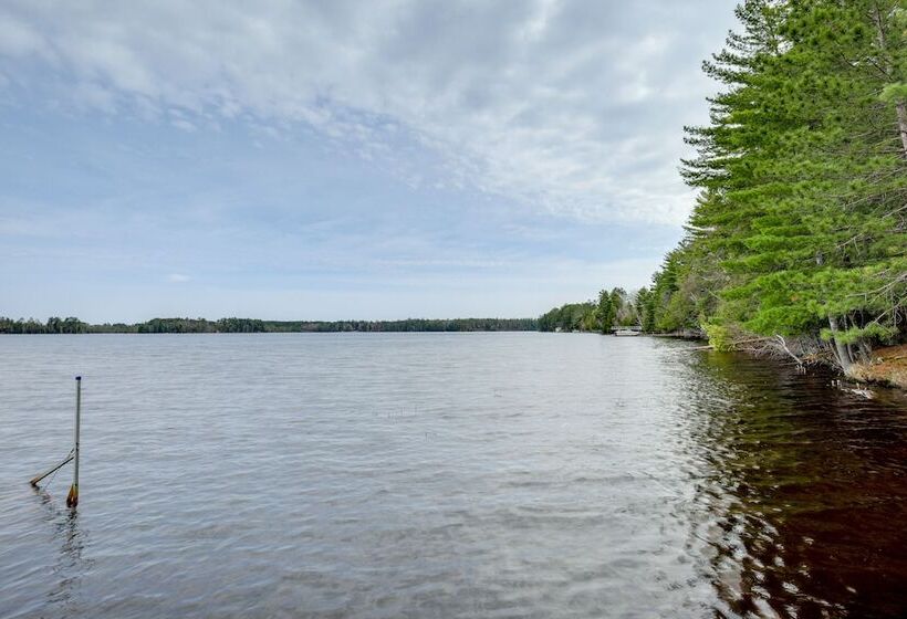Lakefront Rhinelander Cabin W/ Boat Dock!