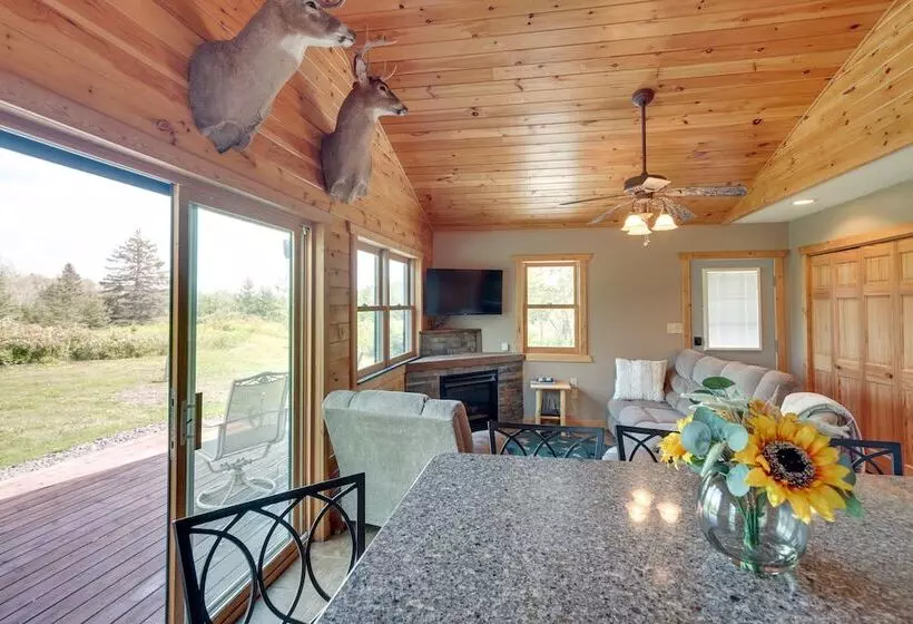 Pet Friendly Iron River Cabin With Fire Pit!