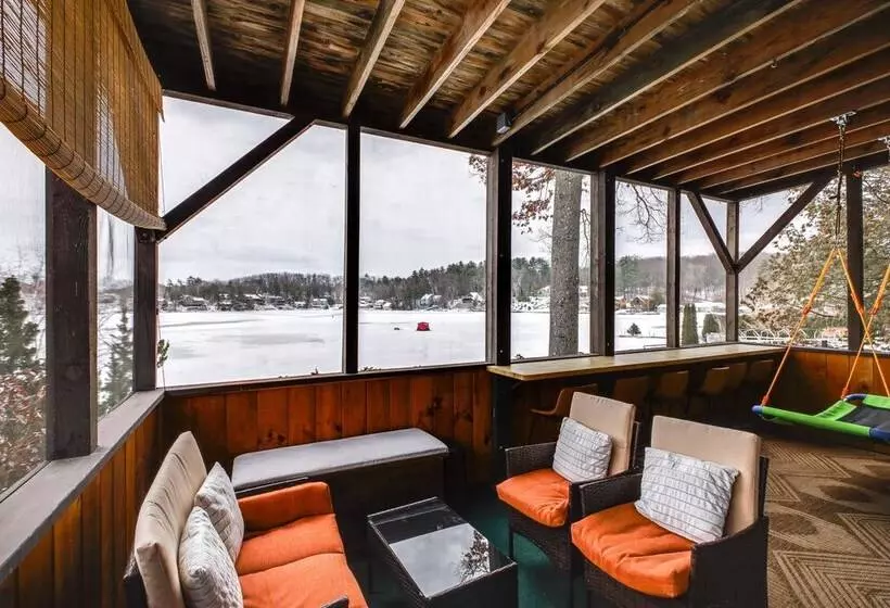 Queensbury Lakefront Home: Screened Porch & Views!
