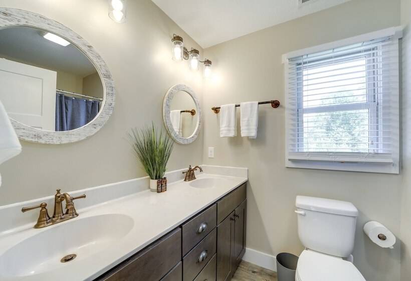 Deck + Mtn Views: Riverfront Cullowhee Home