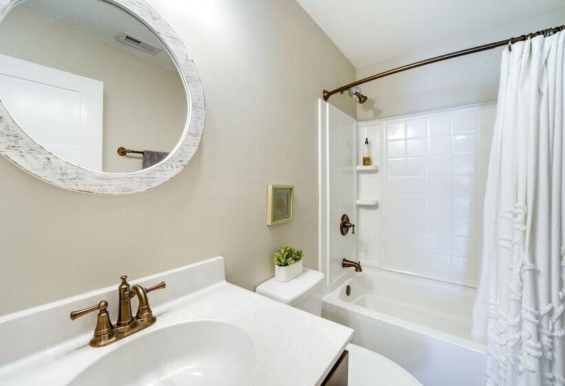 Deck + Mtn Views: Riverfront Cullowhee Home