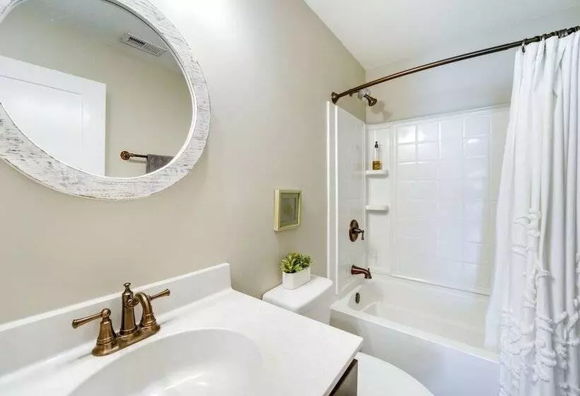 Deck + Mtn Views: Riverfront Cullowhee Home