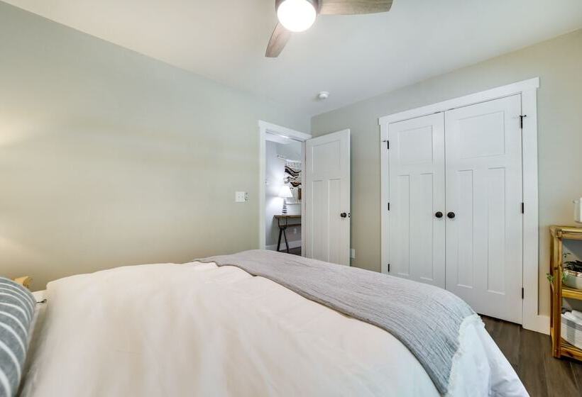 Deck + Mtn Views: Riverfront Cullowhee Home