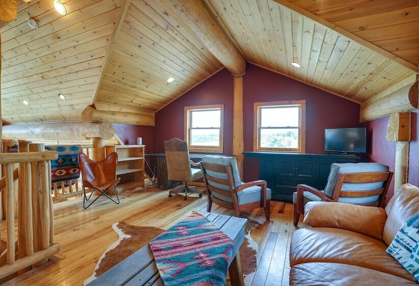 Log Cabin On Private 45 Acre Ranch In Florissant!