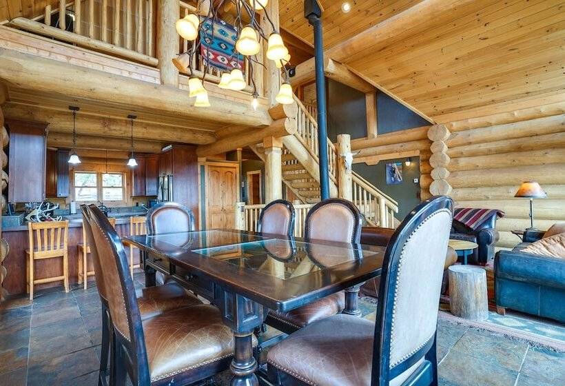 Log Cabin On Private 45 Acre Ranch In Florissant!