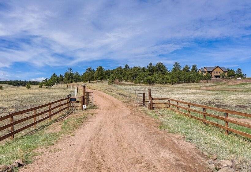 Log Cabin On Private 45 Acre Ranch In Florissant!