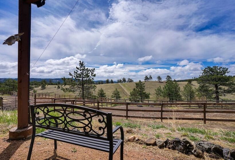 Log Cabin On Private 45 Acre Ranch In Florissant!