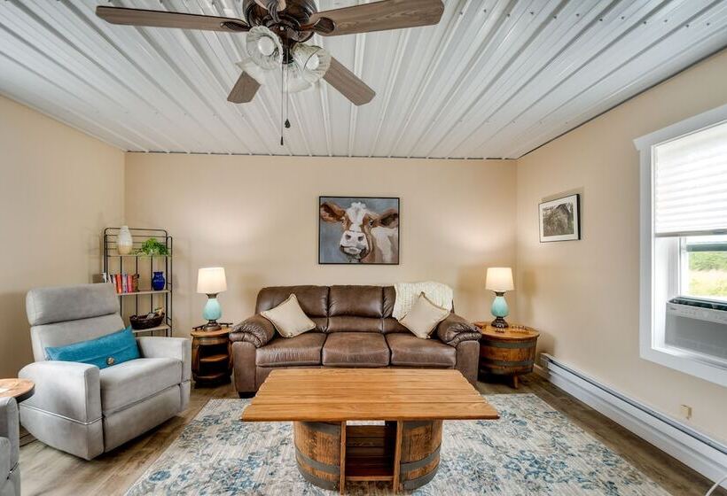 Serene Belgrade Hideaway With Fire Pit & Grill!