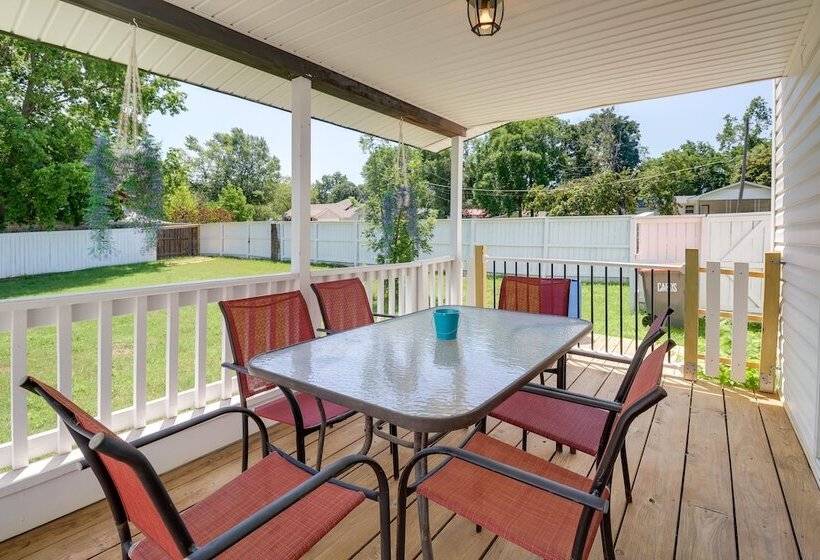 Spacious Grove Home Rental: Yard Games, Fire Pit!