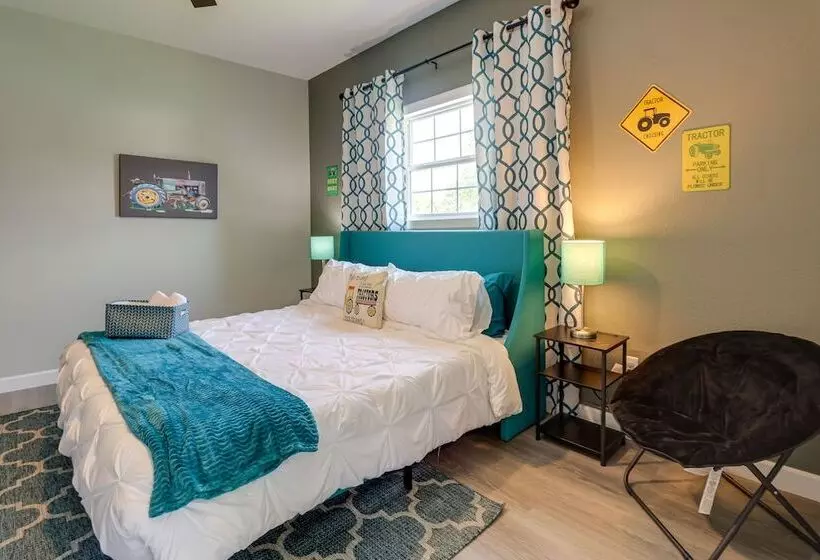 Spacious Grove Home Rental: Yard Games, Fire Pit!