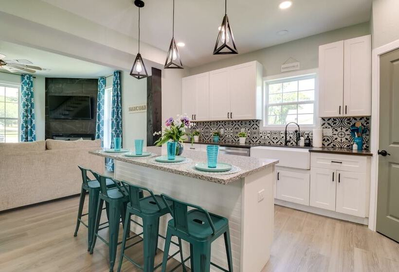 Spacious Grove Home Rental: Yard Games, Fire Pit!