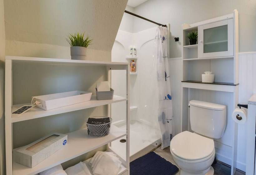 Spacious Grove Home Rental: Yard Games, Fire Pit!