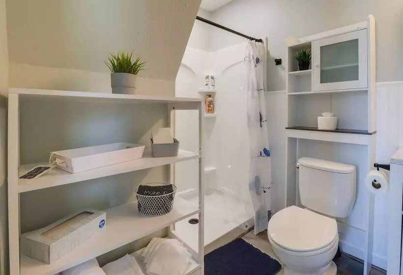 Spacious Grove Home Rental: Yard Games, Fire Pit!