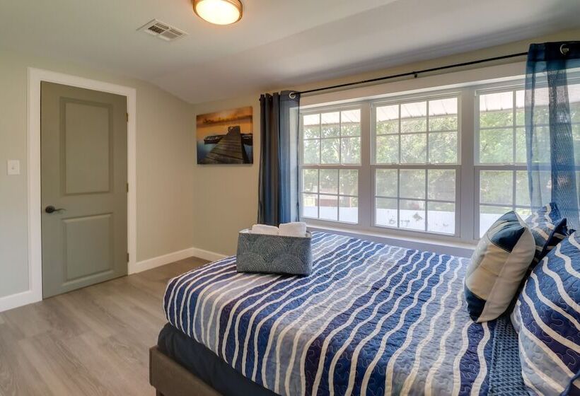 Spacious Grove Home Rental: Yard Games, Fire Pit!