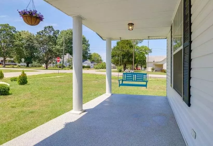 Spacious Grove Home Rental: Yard Games, Fire Pit!