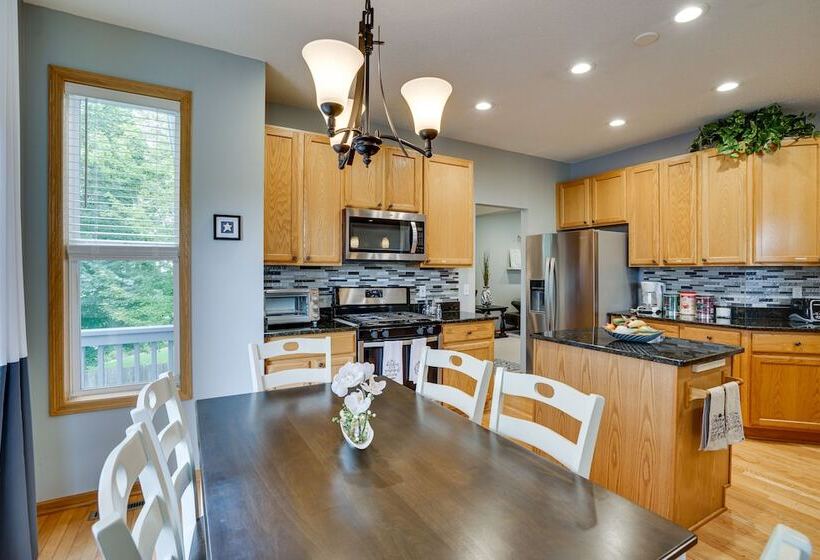 Spacious Maple Grove Retreat W/ Playground!