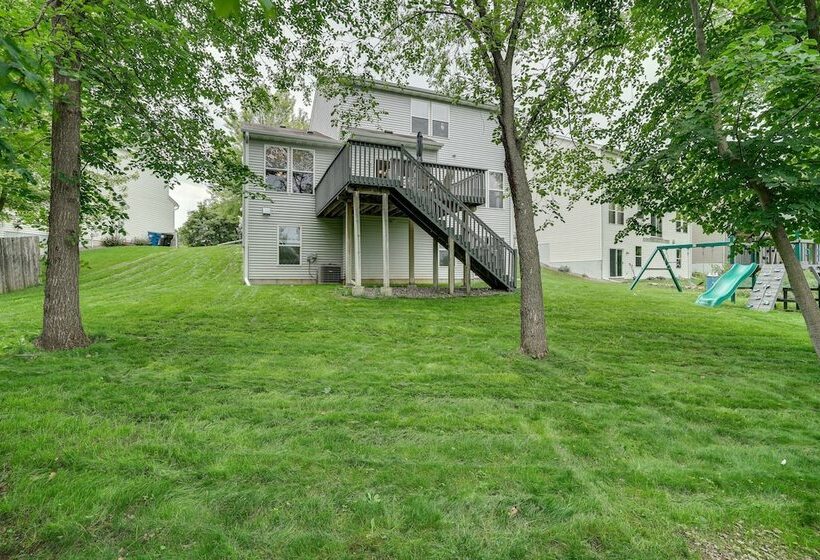 Spacious Maple Grove Retreat W/ Playground!