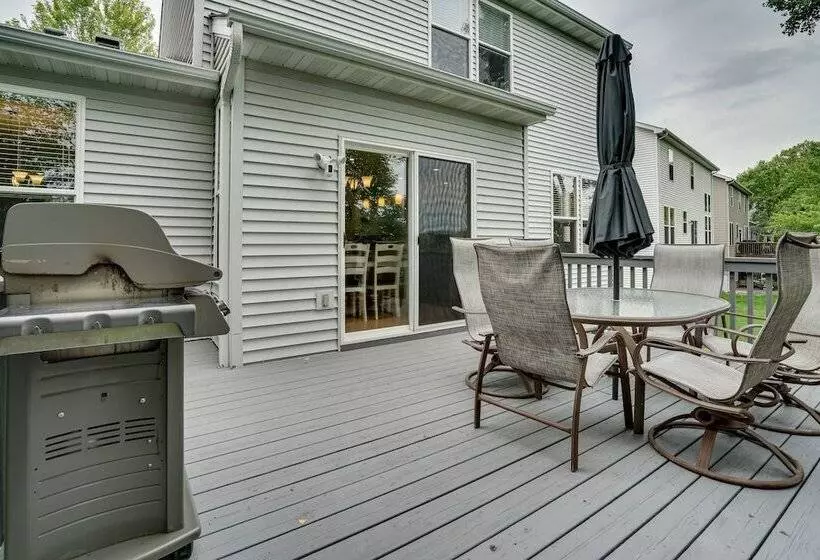 Spacious Maple Grove Retreat W/ Playground!