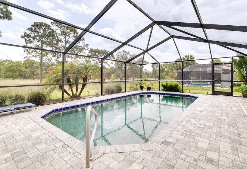 Spring Hill Home Pool, Grill & Golf Course Views