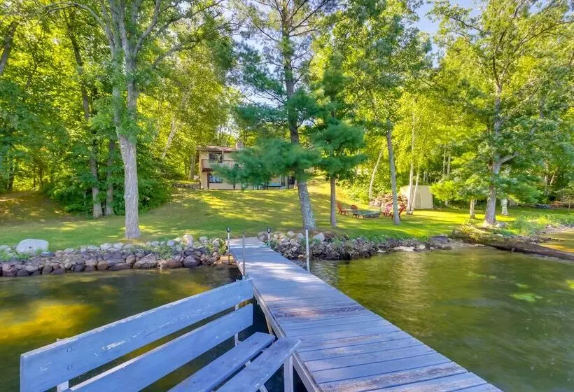 Up North Remer Lake House W/ Dock & Grill!