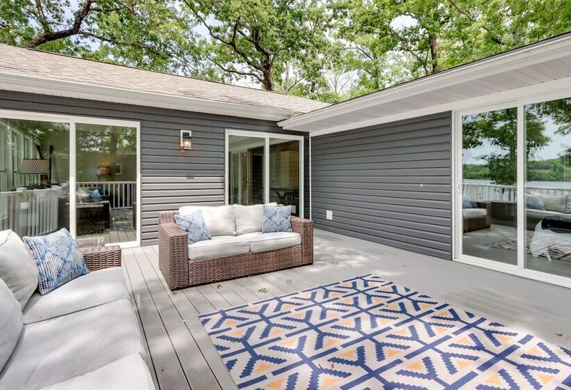 Dock & Sunset Views: Lakeside Ozark Retreat!