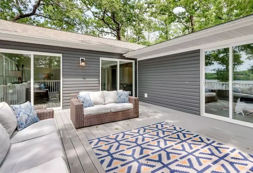 Dock & Sunset Views: Lakeside Ozark Retreat!