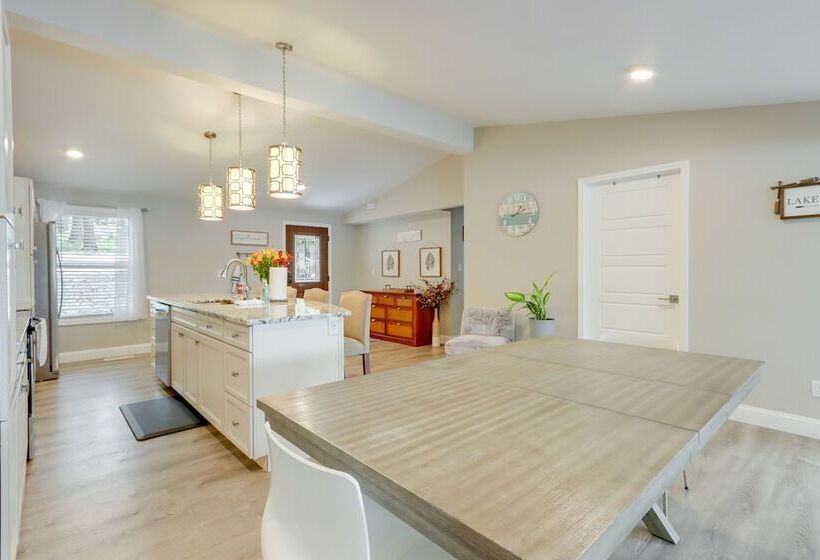 Dock & Sunset Views: Lakeside Ozark Retreat!