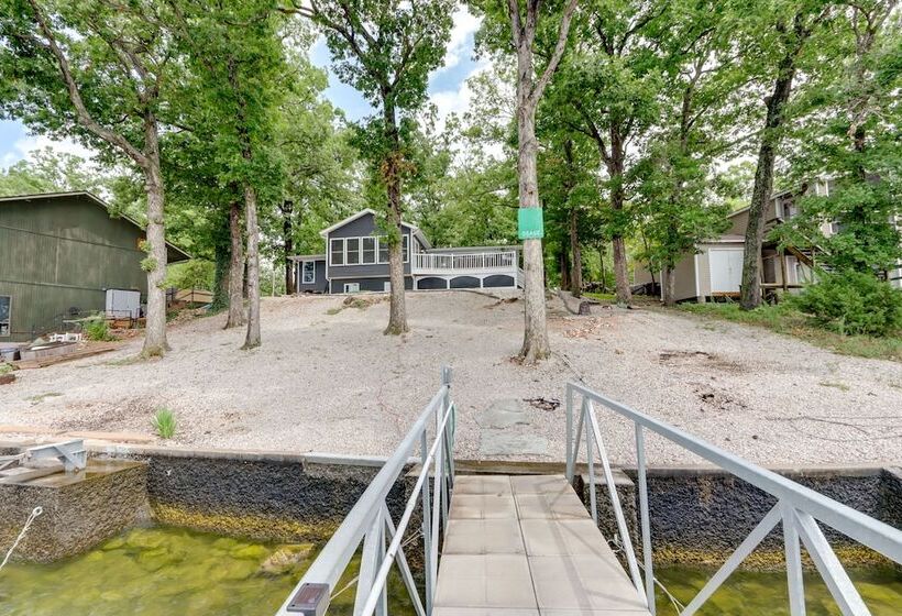 Dock & Sunset Views: Lakeside Ozark Retreat!