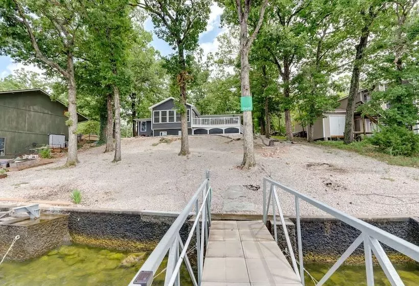 Dock & Sunset Views: Lakeside Ozark Retreat!