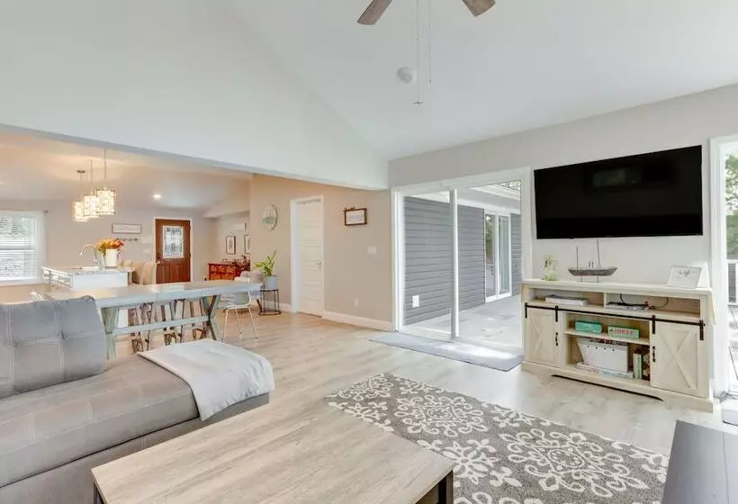 Dock & Sunset Views: Lakeside Ozark Retreat!