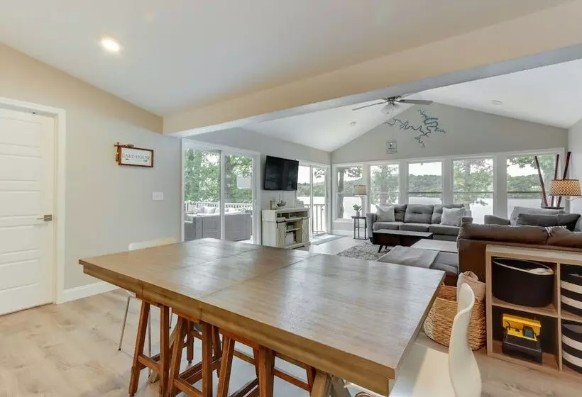 Dock & Sunset Views: Lakeside Ozark Retreat!