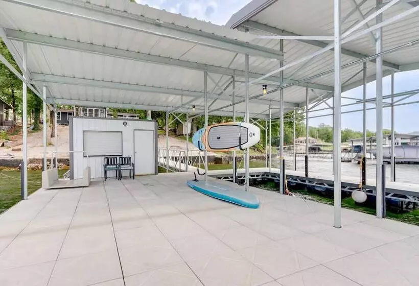 Dock & Sunset Views: Lakeside Ozark Retreat!
