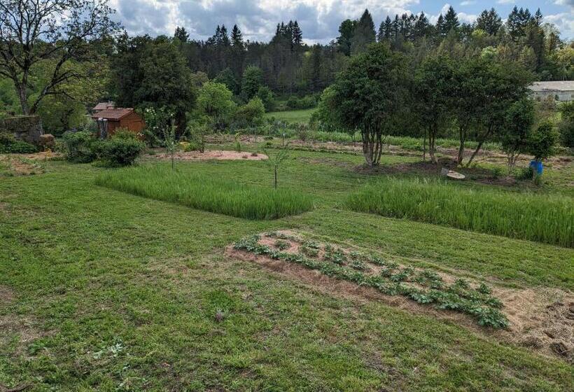 민박 La Grange Symphorine, Chambre D Hôtes De Charme Située Entre La Vallée De La Dordogne Et La Vallée D