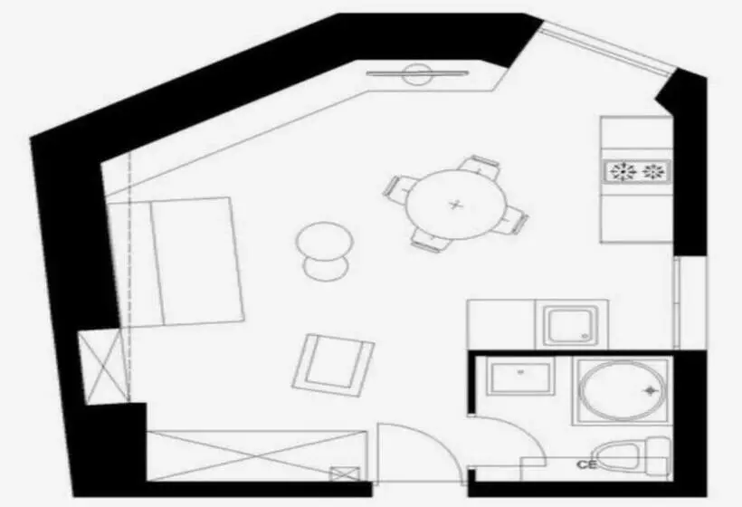 ベッドアンドブレックファースト Chatillon Citea Access Dayuse Room   Work And Day Rest Timeshare   15 Minutes Paris Montparnasse