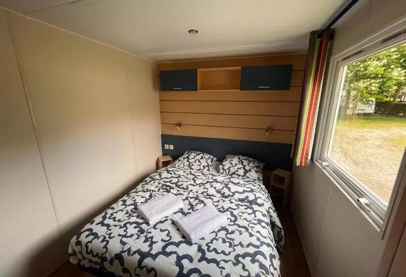 Aamiaismajoitus (B&B) Le Gewurz   Mobilhome Pour 5   Tv   Clim En été