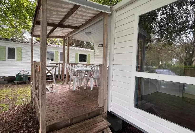 Aamiaismajoitus (B&B) Le Gewurz   Mobilhome Pour 5   Tv   Clim En été