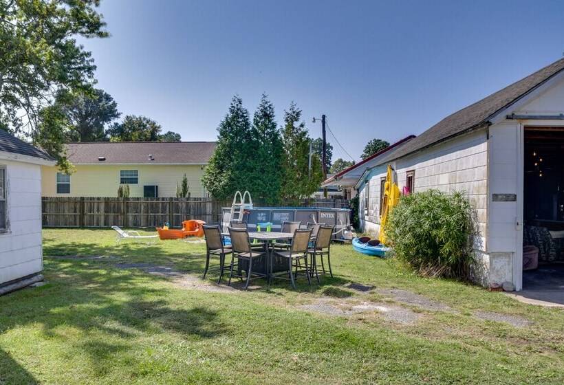 Chincoteague Home W/ Pool   Walkable Location!