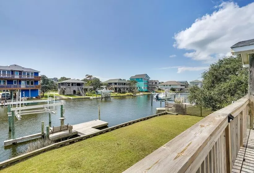 Frisco Coastal Paradise W/ Boat Dock & Water Views